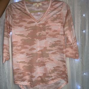 A Pink Camouflage Shirt